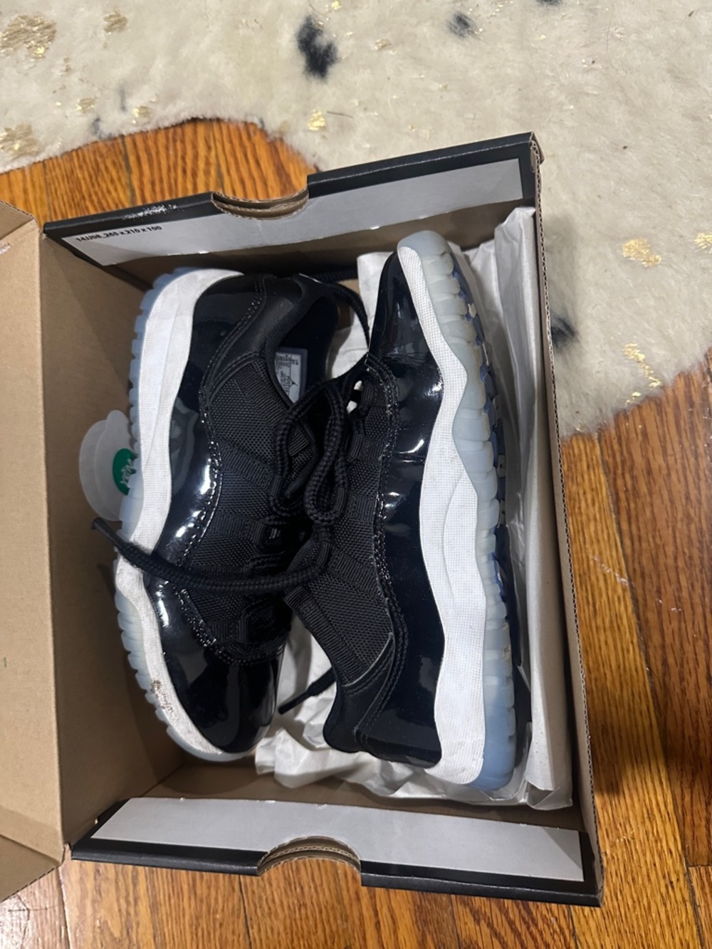 Kids Black & White Low-Top Athletic Sneakers